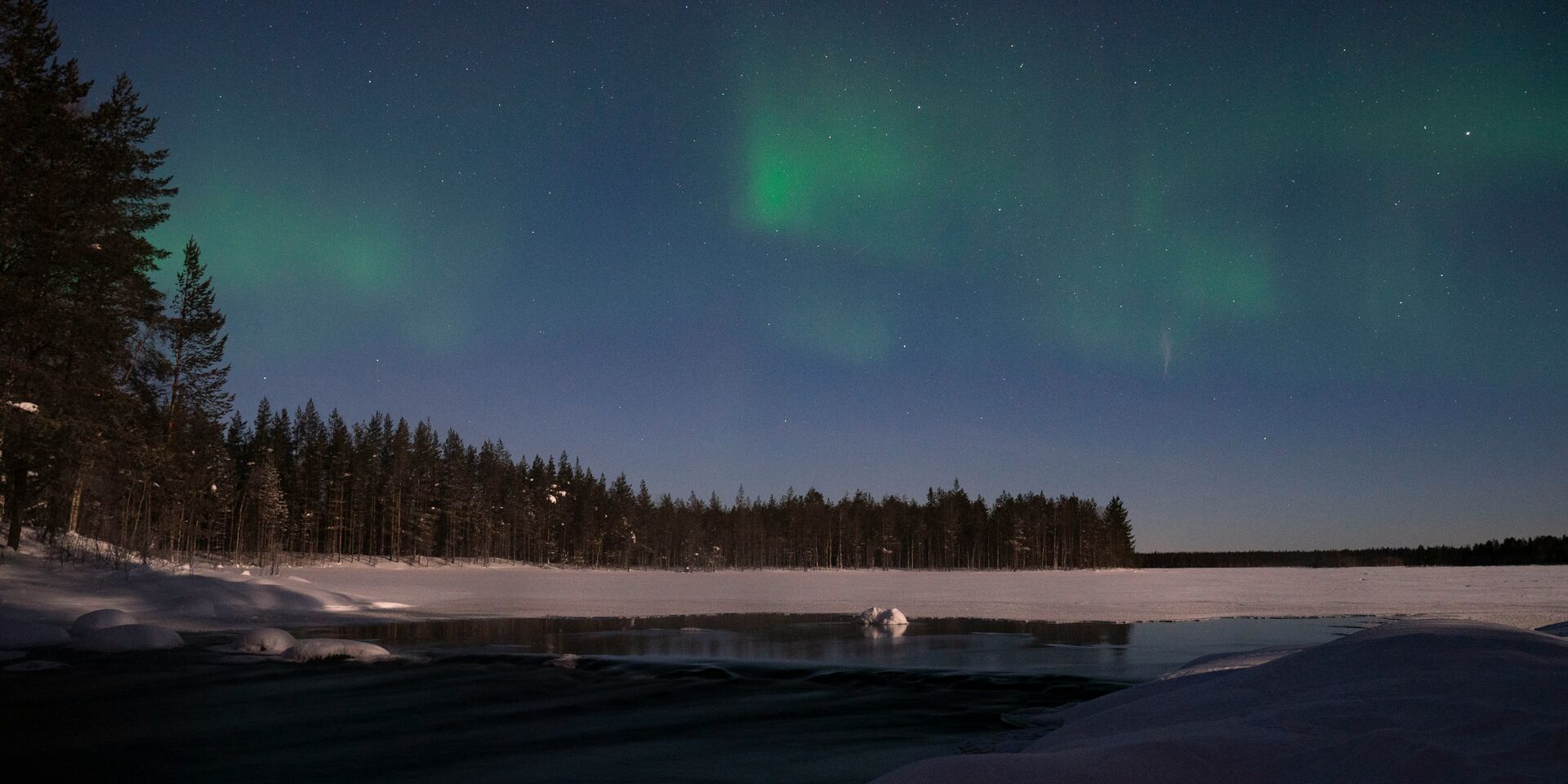 Northern lights over Lapland