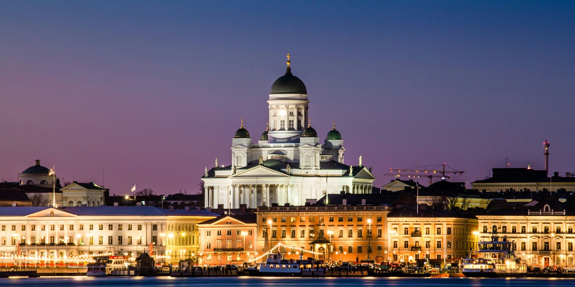 Winter Finland Adventure tour Helsinki Cathedral